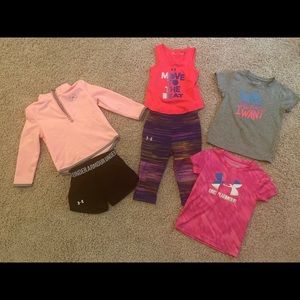 Under Armour Girls 3T athletic LOT 🏃‍♀️ 🤸‍♀️ 💕